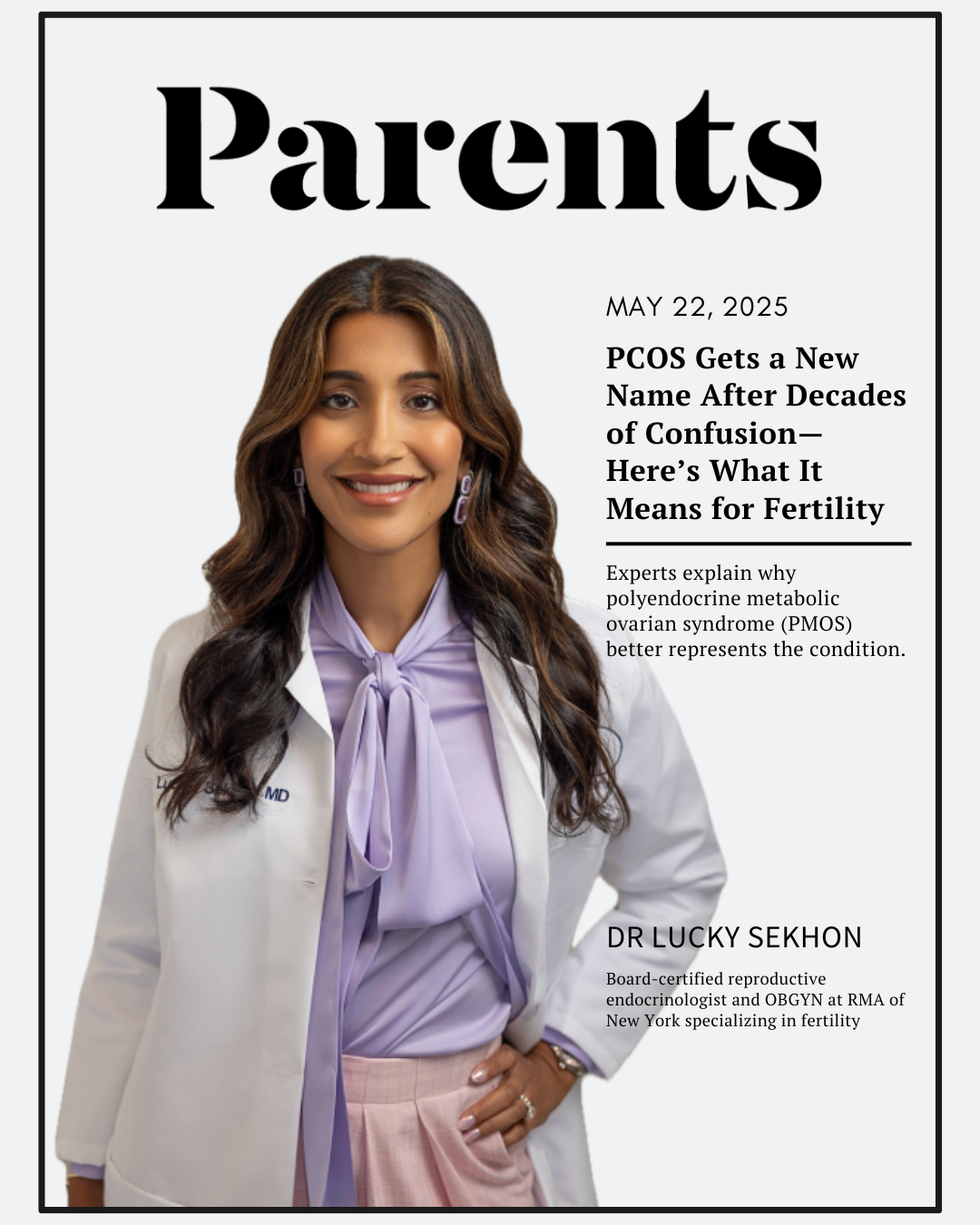 Parents Magazine: PCOS Gets a New Name After Decades
