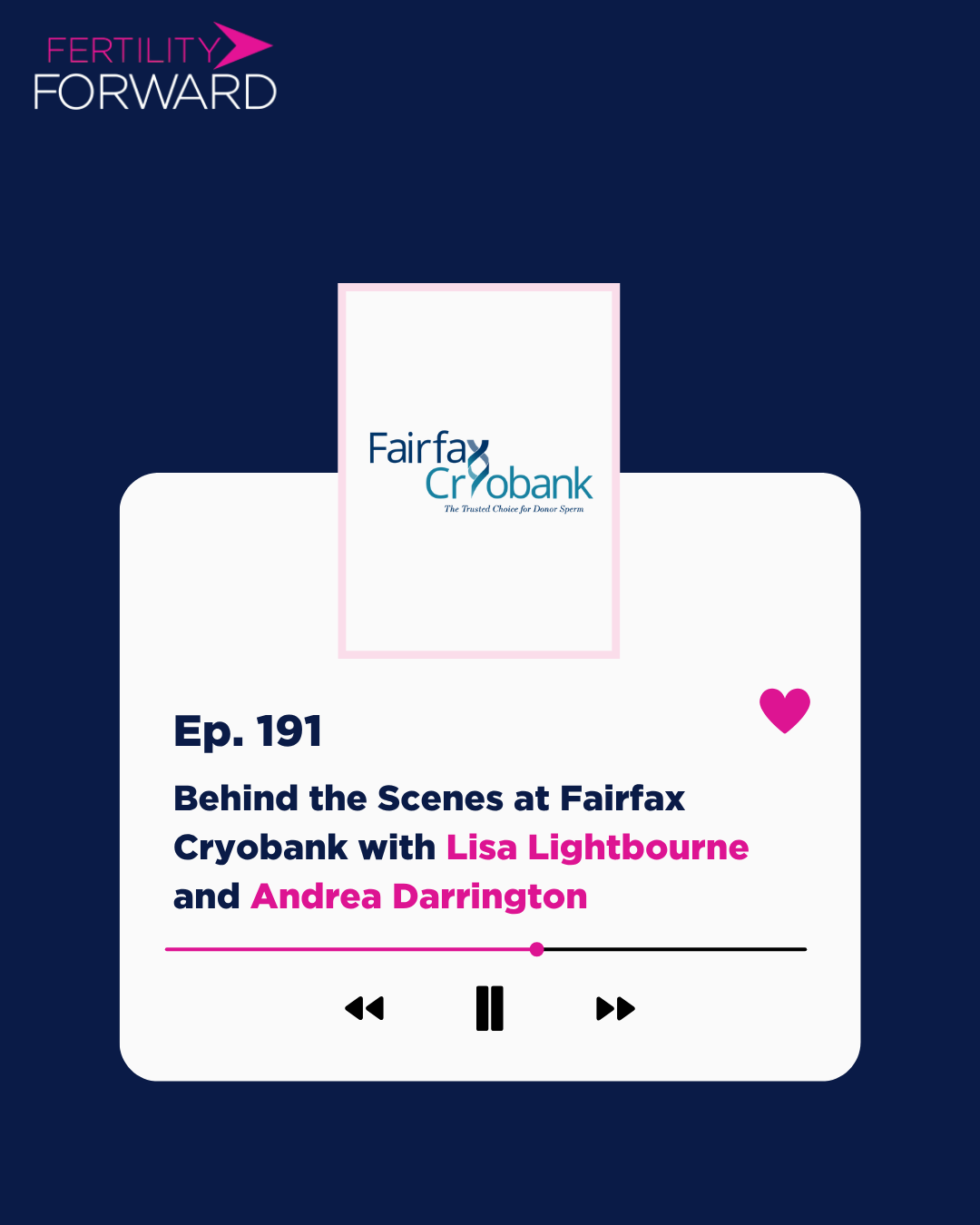 Ep 191: Behind the Scenes at Fairfax Cryobank with Lisa Lightbourne and Andrea Darrington