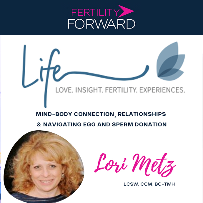 Ep 12: Mind-Body Connection, Relationships, and Navigating Ovum and/or Sperm Donation with Lori Metz, Psychotherapist
